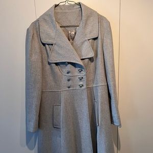 Beautiful grey wool vintage coat